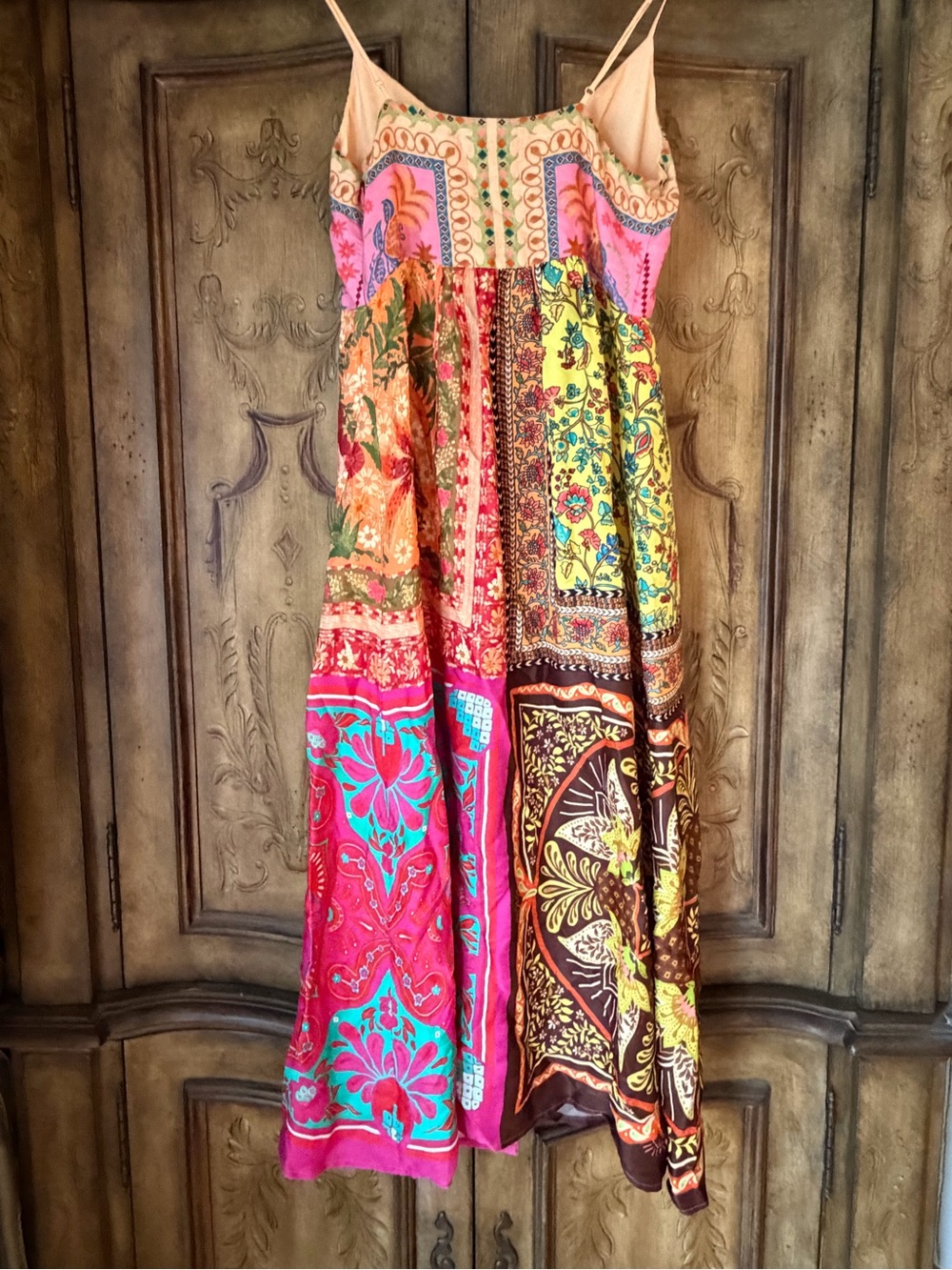 FARMRIO Bohemian Patchwork Maxi Dress - Multicolor - Picture 3 of 3